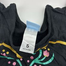 Load image into Gallery viewer, Girls Disney, Frozen Anna cotton &amp; tulle dress, GUC, size 5, L: 58cm