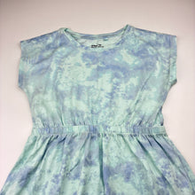 Load image into Gallery viewer, Girls Anko, tie dyed cotton casual dress, GUC, size 10, L: 64cm