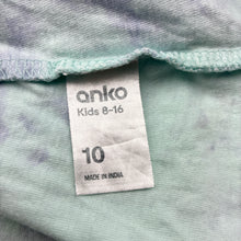 Load image into Gallery viewer, Girls Anko, tie dyed cotton casual dress, GUC, size 10, L: 64cm
