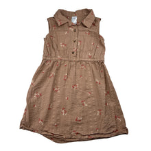 Load image into Gallery viewer, Girls Anko, lightweight floral cotton shirt dress, GUC, size 6, L: 56cm