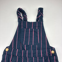 Load image into Gallery viewer, Girls Anko, stretch cotton overalls / shortalls, GUC, size 5,  