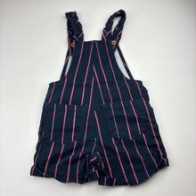 Load image into Gallery viewer, Girls Anko, stretch cotton overalls / shortalls, GUC, size 5,  