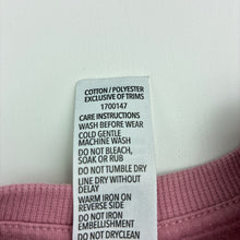 Load image into Gallery viewer, Girls KID, pink fleece lined sweater dress, rainbows, GUC, size 3, L: 52cm