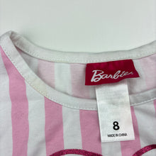Load image into Gallery viewer, Girls Barbie, tulle &amp; sequin party dress, light mark neck, FUC, size 8, L: 68cm
