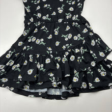 Load image into Gallery viewer, Girls Mango, soft feel stretchy floral dress, EUC, size 4, L: 51cm