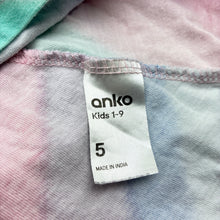Load image into Gallery viewer, Girls Anko, cotton casual dress, wash fade, FUC, size 5, L: 49cm