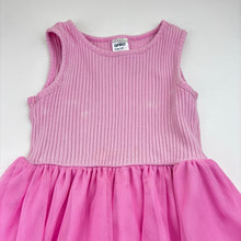 Load image into Gallery viewer, Girls Anko, spliced pink tulle party dress, FUC, size 3, L: 52cm