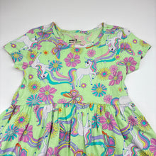 Load image into Gallery viewer, Girls Anko, cotton casual dress, unicorns, EUC, size 5, L: 53cm