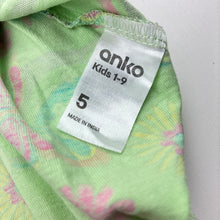 Load image into Gallery viewer, Girls Anko, cotton casual dress, unicorns, EUC, size 5, L: 53cm