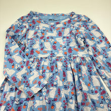 Load image into Gallery viewer, Girls Anko, cotton casual dress, rabbits, FUC, size 5, L: 53cm