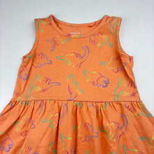 Load image into Gallery viewer, Girls Anko, cotton casual dress, dinosaurs, GUC, size 5, L: 55cm