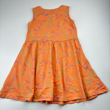 Load image into Gallery viewer, Girls Anko, cotton casual dress, dinosaurs, GUC, size 5, L: 55cm