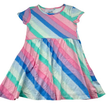 Load image into Gallery viewer, Girls Anko, cotton t-shirt dress, wash fade, FUC, size 5, L: 52cm