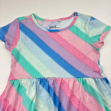 Load image into Gallery viewer, Girls Anko, cotton t-shirt dress, wash fade, FUC, size 5, L: 52cm
