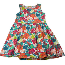 Load image into Gallery viewer, Girls Anko, colourful floral cotton dress, EUC, size 5, L: 52cm