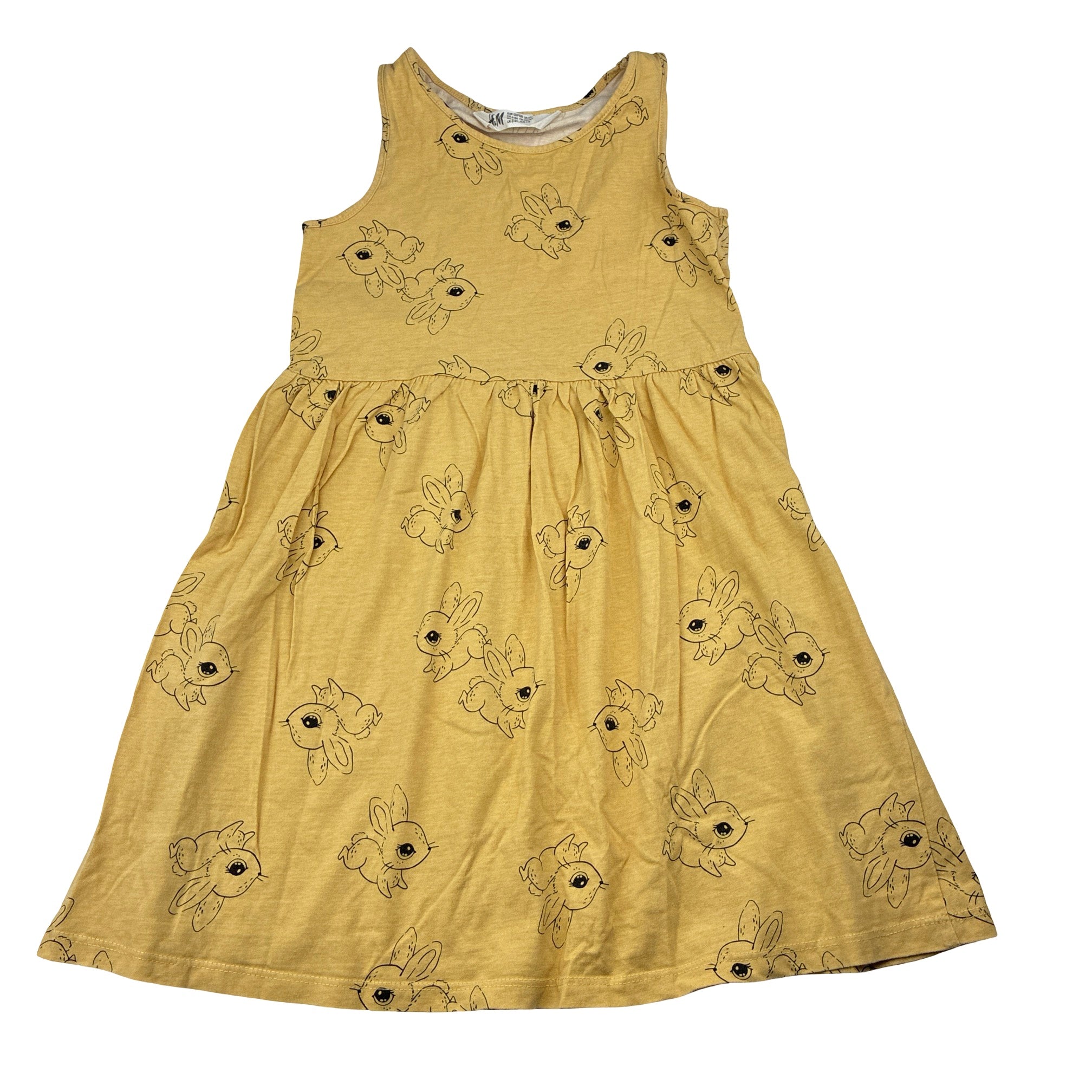 H&M, cotton casual dress, rabbits, FUC, size 7-8, L: 61cm –  DaisyChainClothing