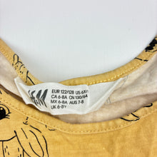 Load image into Gallery viewer, Girls H&amp;M, cotton casual dress, rabbits, FUC, size 7-8, L: 61cm