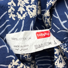 Load image into Gallery viewer, Girls babyhug, lightweight floral cotton tunic dress, EUC, size 3-4, L: 53cm