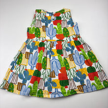 Load image into Gallery viewer, Girls colourful, lightweight cotton dress, EUC, size 3, L: 45cm