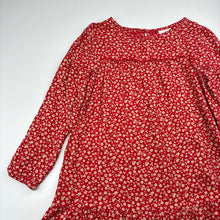 Load image into Gallery viewer, Girls B Collection, floral viscose long sleeve dress, EUC, size 6, L: 58cm