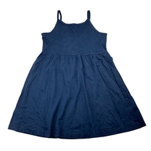 Load image into Gallery viewer, Girls Anko, navy cotton casual dress, GUC, size 6, L: 58cm