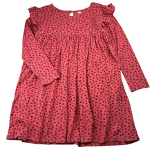 Load image into Gallery viewer, Girls KID, cotton long sleeve casual dress, FUC, size 7, L: 62cm
