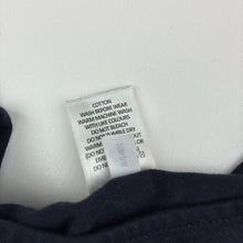 Load image into Gallery viewer, Girls Target, navy cotton long sleeve dress, GUC, size 6, L: 60cm