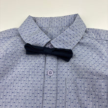 Load image into Gallery viewer, Boys St Bernard, lightweight long sleeve dress shirt + bow tie, EUC, size 2,  