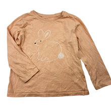 Load image into Gallery viewer, Girls Cotton On, cotton long sleeve tee / top, rabbit, FUC, size 4,  
