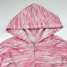 Load image into Gallery viewer, Girls Osh Kosh, pink ribbed zip hoodie sweater, GUC, size 4,  