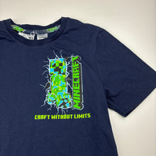 Load image into Gallery viewer, Boys Mojang, Minecraft pyjama tee / top, GUC, size 10,  