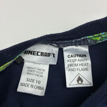 Load image into Gallery viewer, Boys Mojang, Minecraft pyjama tee / top, GUC, size 10,  