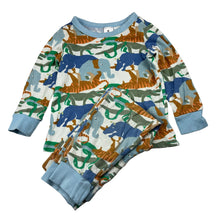 Load image into Gallery viewer, Boys Target, waffle cotton pyjamas, jungle animals, EUC, size 3,  
