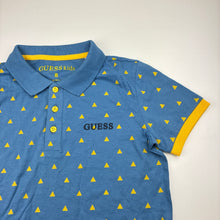 Load image into Gallery viewer, Boys GUESS, lightweight organic cotton polo shirt top, EUC, size 8,  