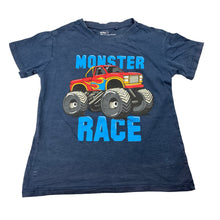 Load image into Gallery viewer, Boys Anko, blue cotton tee / top, monster truck, GUC, size 7,  