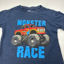 Load image into Gallery viewer, Boys Anko, blue cotton tee / top, monster truck, GUC, size 7,  