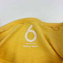 Load image into Gallery viewer, Girls Brilliant Basics, yellow cotton long sleeve tee / top, FUC, size 6,  