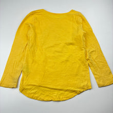 Load image into Gallery viewer, Girls Brilliant Basics, yellow cotton long sleeve tee / top, FUC, size 6,  