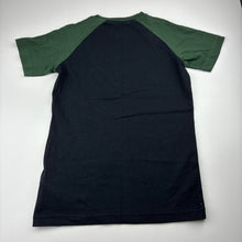 Load image into Gallery viewer, Boys DC Shoes, black &amp; green cotton tee / top, EUC, size 12,  
