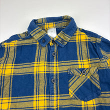 Load image into Gallery viewer, Boys Target, flannel cotton long sleeve shirt, wash fade, FUC, size 6,  