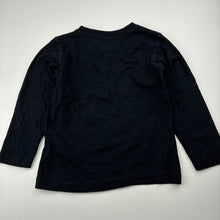 Load image into Gallery viewer, Boys MINOTI, black cotton long sleeve henley top, EUC, size 3-4,  