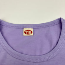 Load image into Gallery viewer, Girls purple, lightweight tee / top, GUC, size 5,  