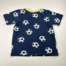 Load image into Gallery viewer, Boys Cotton On, soft feel pyjama tee / top, soccer, FUC, size 5,  