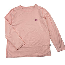 Load image into Gallery viewer, Girls pink, stretchy lightweight activewear top, GUC, size 7-8,  