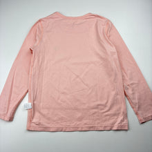 Load image into Gallery viewer, Girls pink, stretchy lightweight activewear top, GUC, size 7-8,  