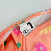 Load image into Gallery viewer, Girls Cotton On, long sleeve swim one-piece, pilling, FUC, size 7,  