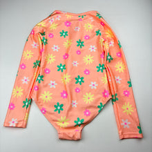 Load image into Gallery viewer, Girls Cotton On, long sleeve swim one-piece, pilling, FUC, size 7,  