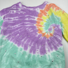 Load image into Gallery viewer, Girls Mango, fleece lined tie dyed sweater / jumper, GUC, size 7,  