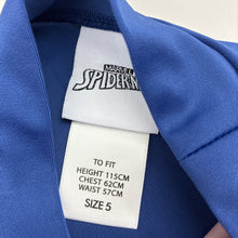 Load image into Gallery viewer, Boys Marvel, Spiderman short sleeve rashie / swim top, EUC, size 5,  