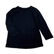 Load image into Gallery viewer, Unisex Target, black cotton long sleeve tee / top, GUC, size 4,  